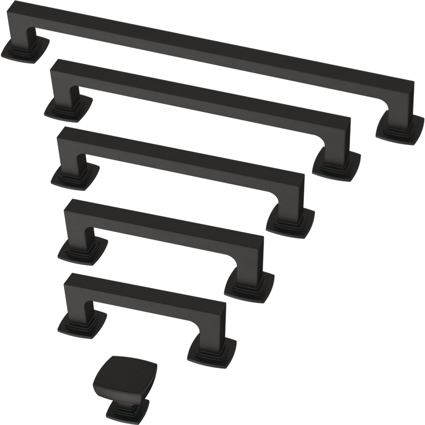 Matte Black / 3-3/4