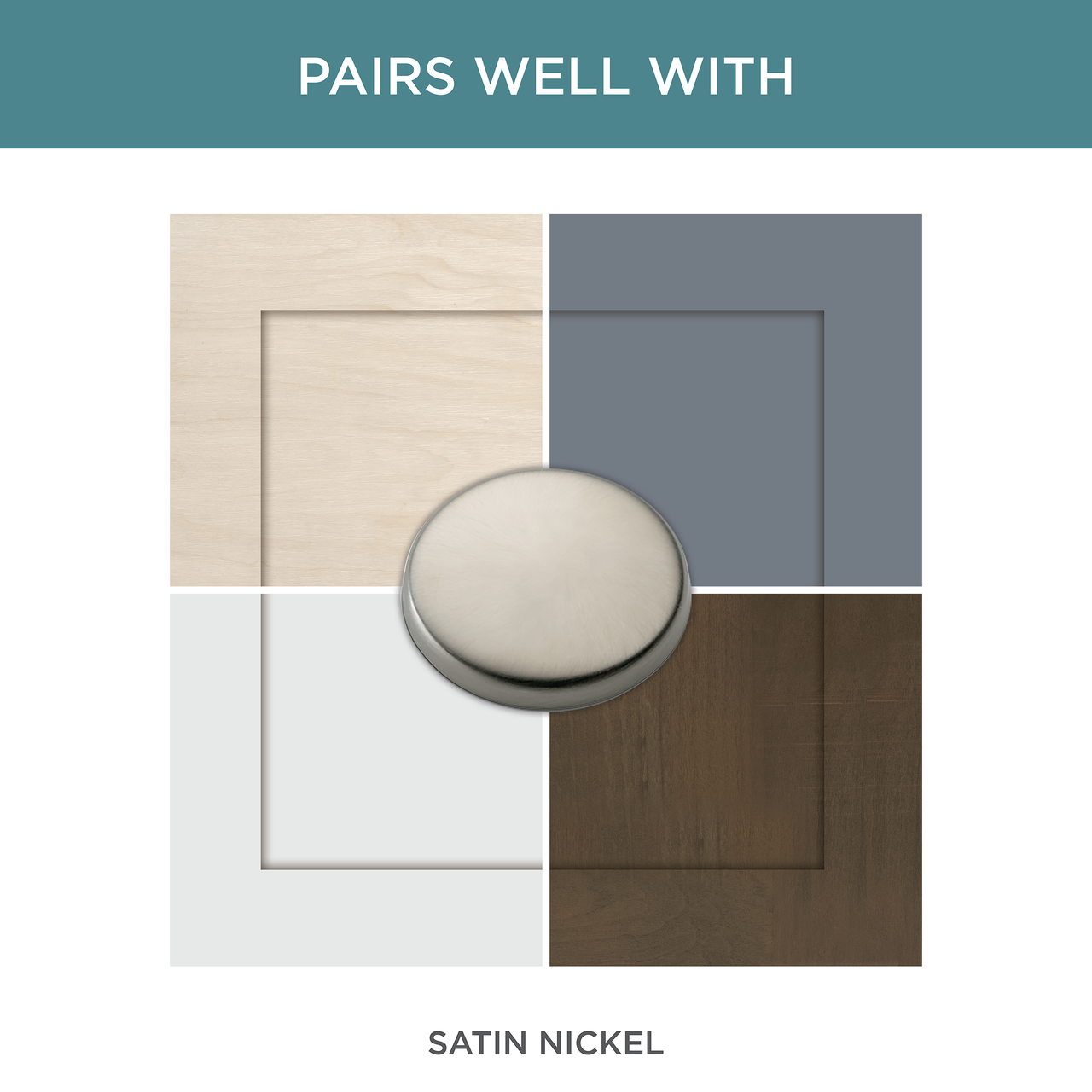 Satin Nickel / 1-1/4