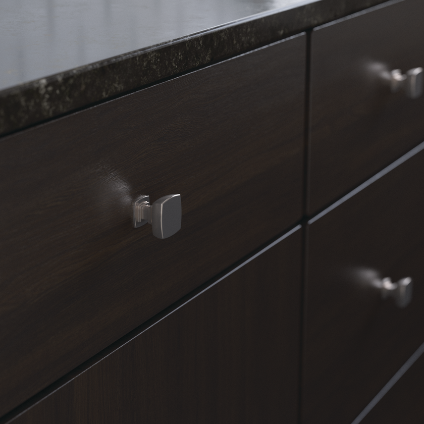 Satin Nickel / 1-1/8