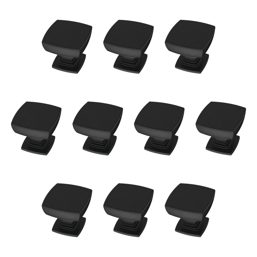 Matte Black / 1-1/8