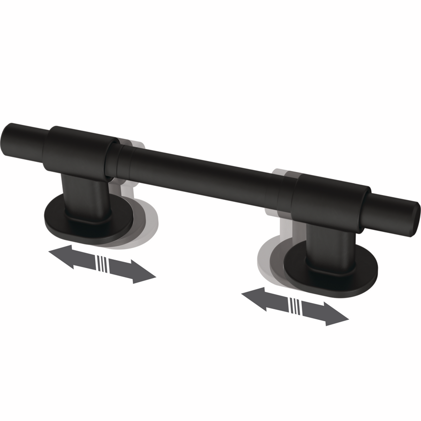 Matte Black / 1-3/8