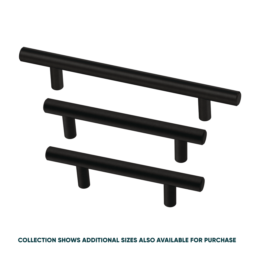 Matte Black / 3-3/4