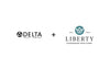 Delta logo plus Liberty logo