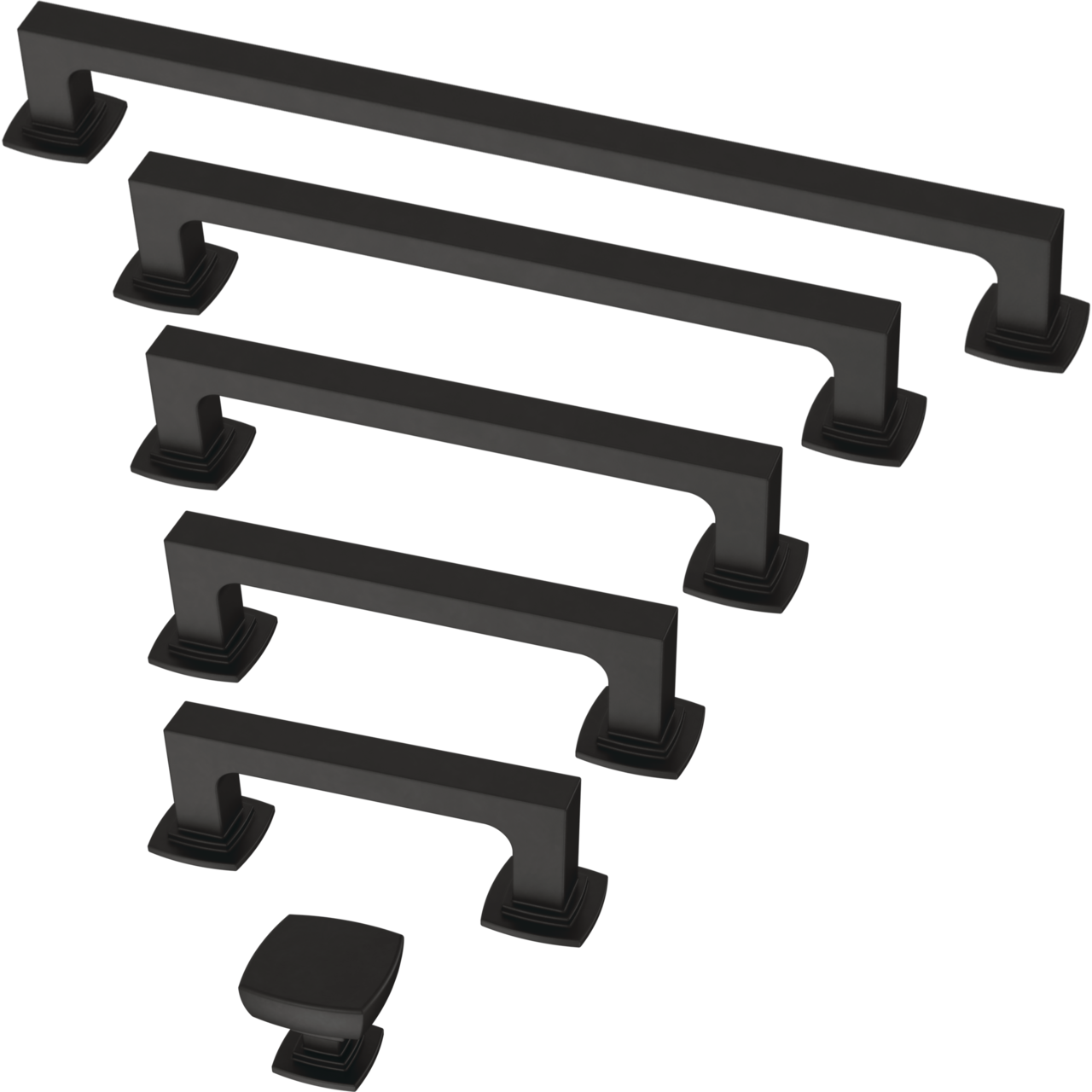 Matte Black / 1-1/8