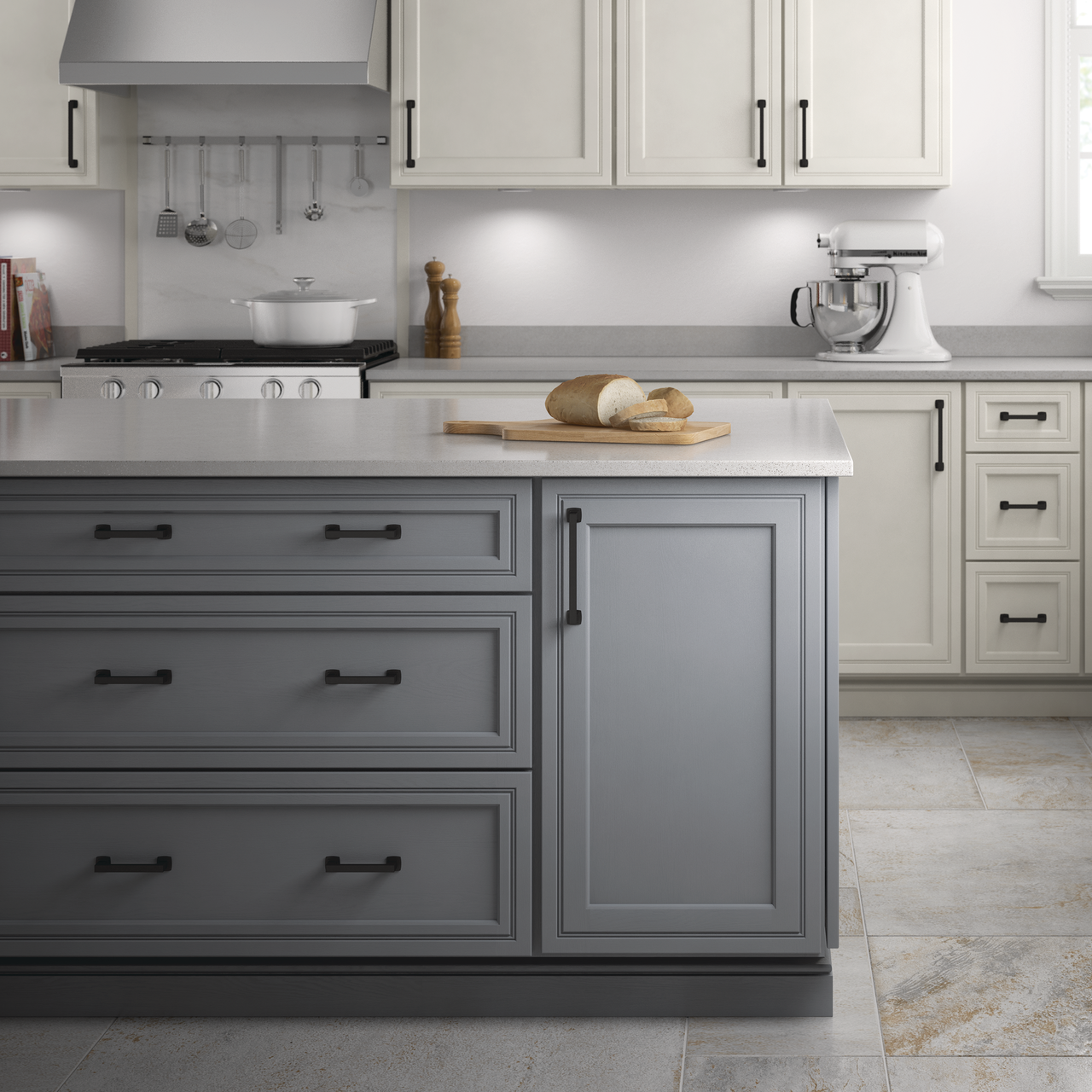 Matte Black / 6-5/16