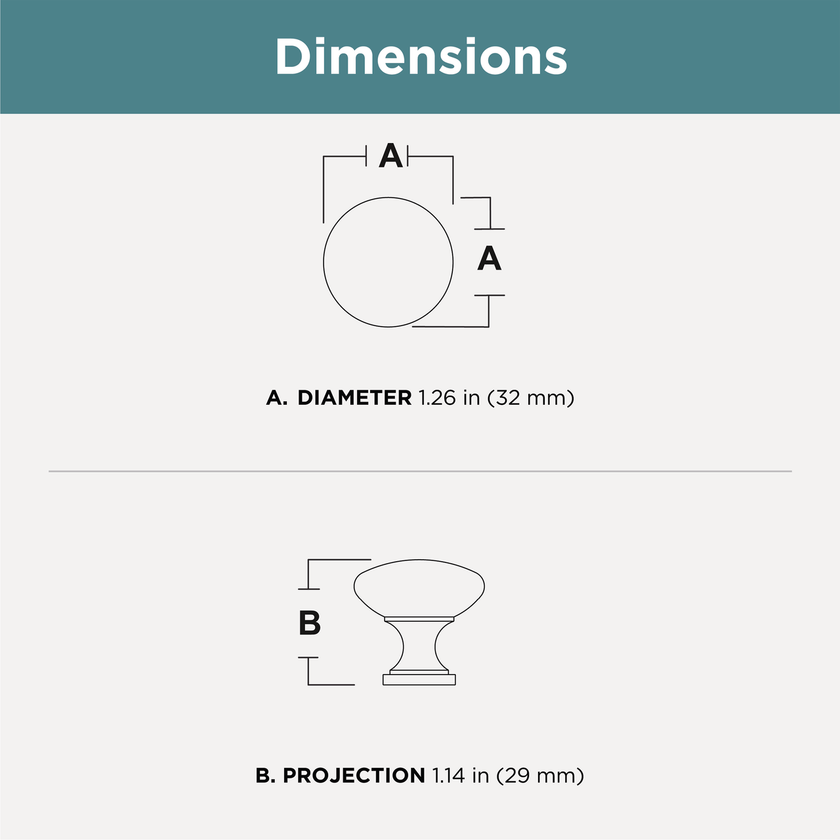 Matte Black / 1-3/16