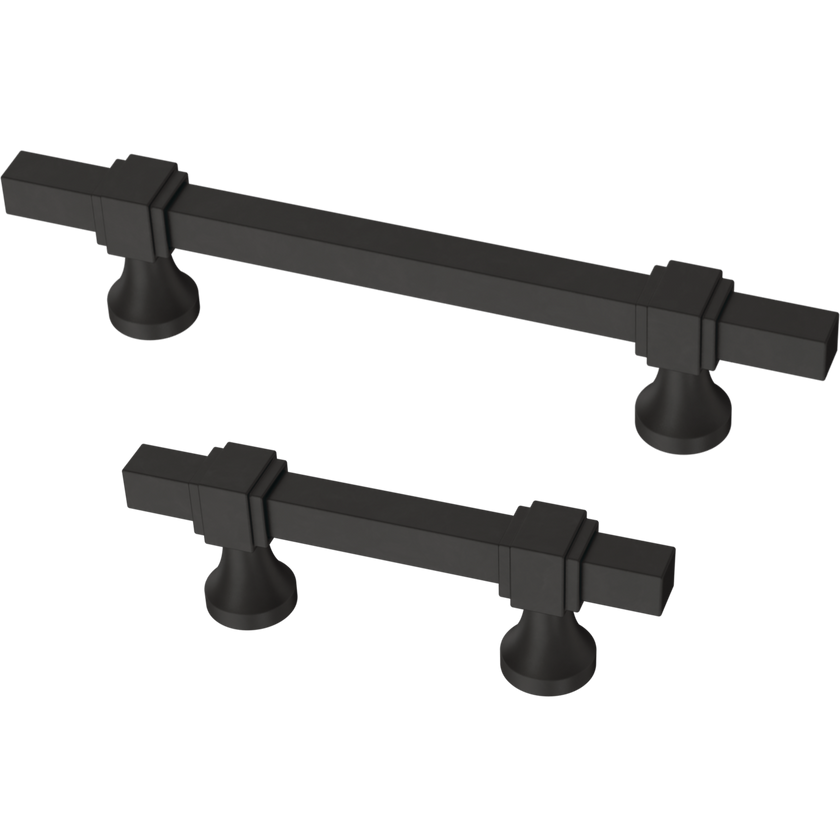Matte Black / 1-3/8