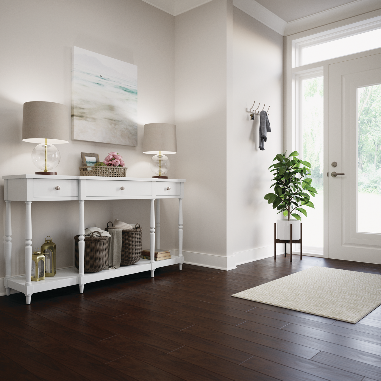 Pure White & Nickel / 16