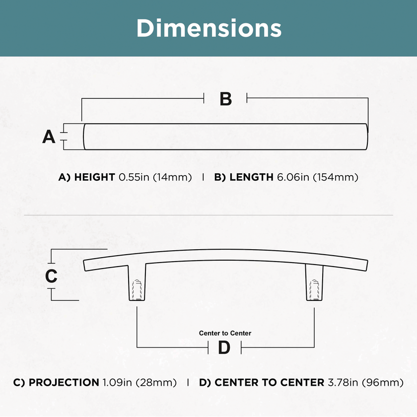 Polished Chrome / 3-3/4