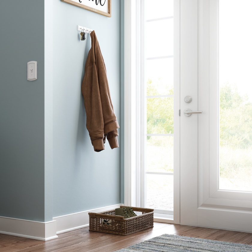 Flat White & Satin Nickel / 9