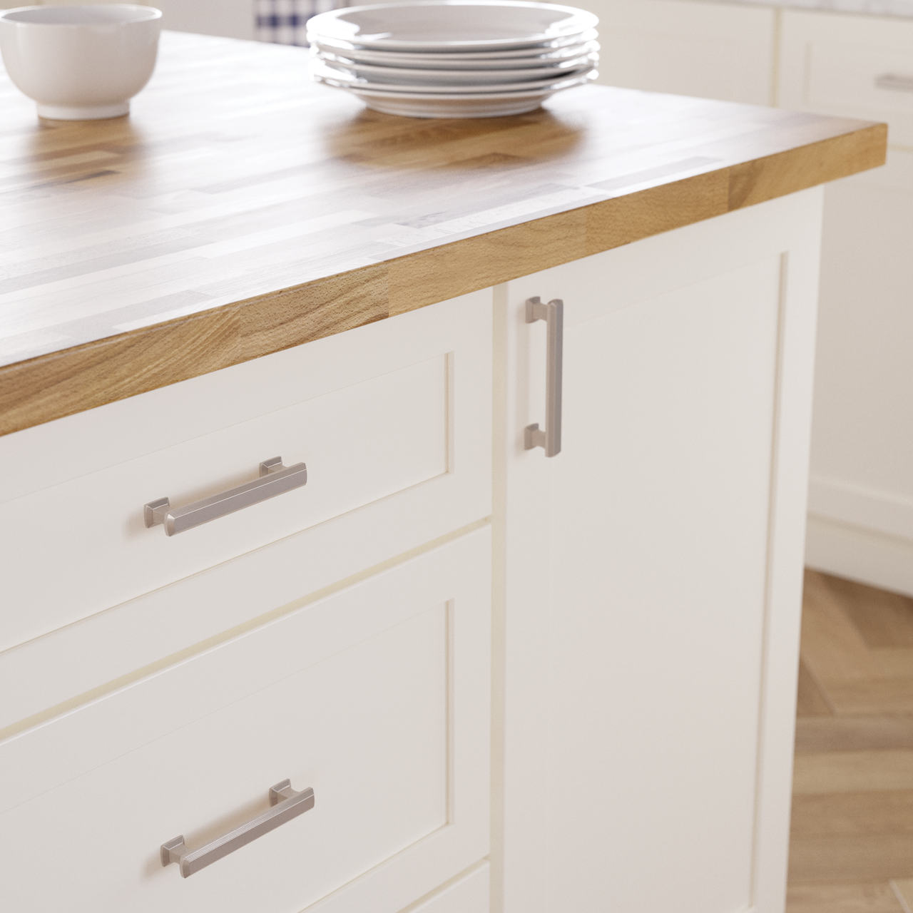 Satin Nickel / 3-3/4