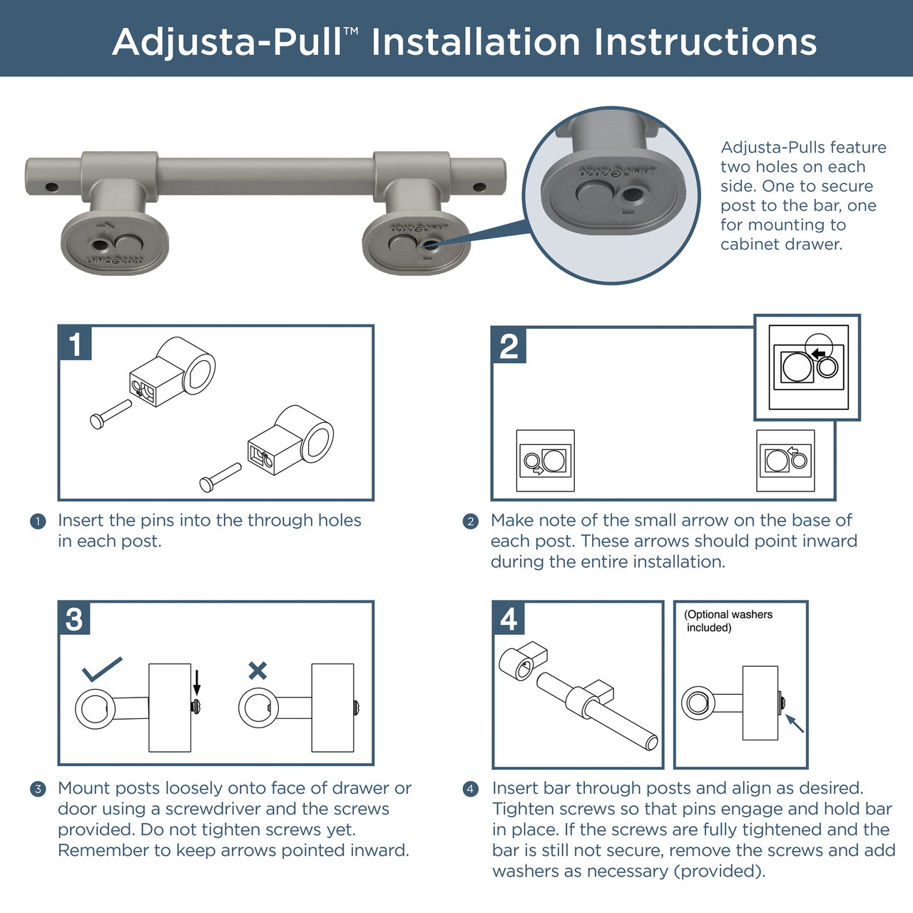 Satin Nickel / 1-3/8