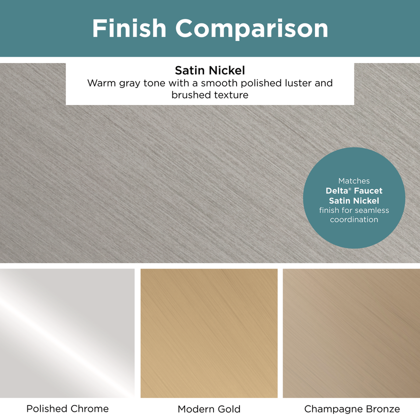 Satin Nickel / 1-1/4