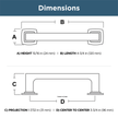 Satin Nickel / 3-3/4