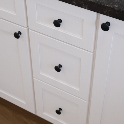 Matte Black / 1-3/16