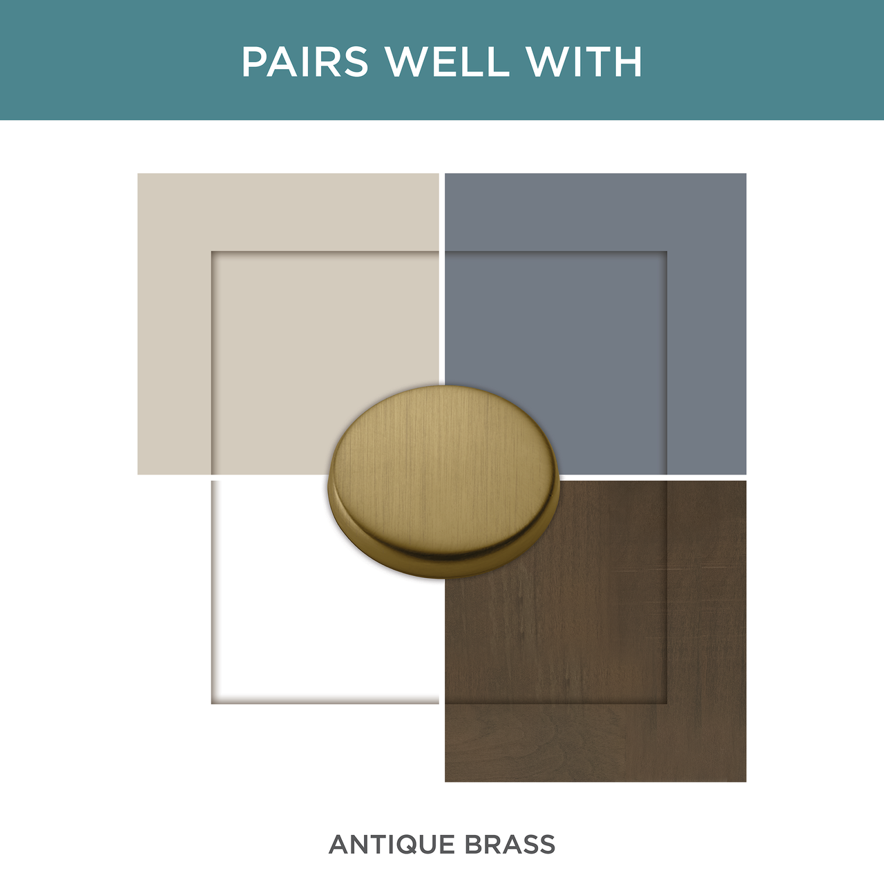 Antique Brass / 1-3/8