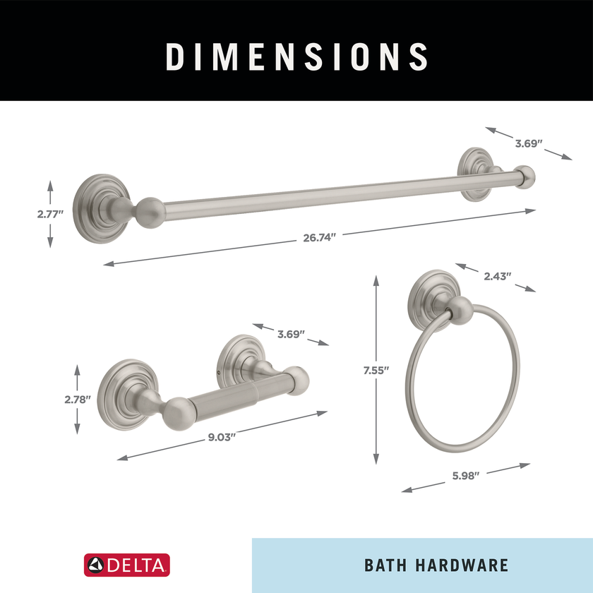 SpotShield Brushed Nickel / 24