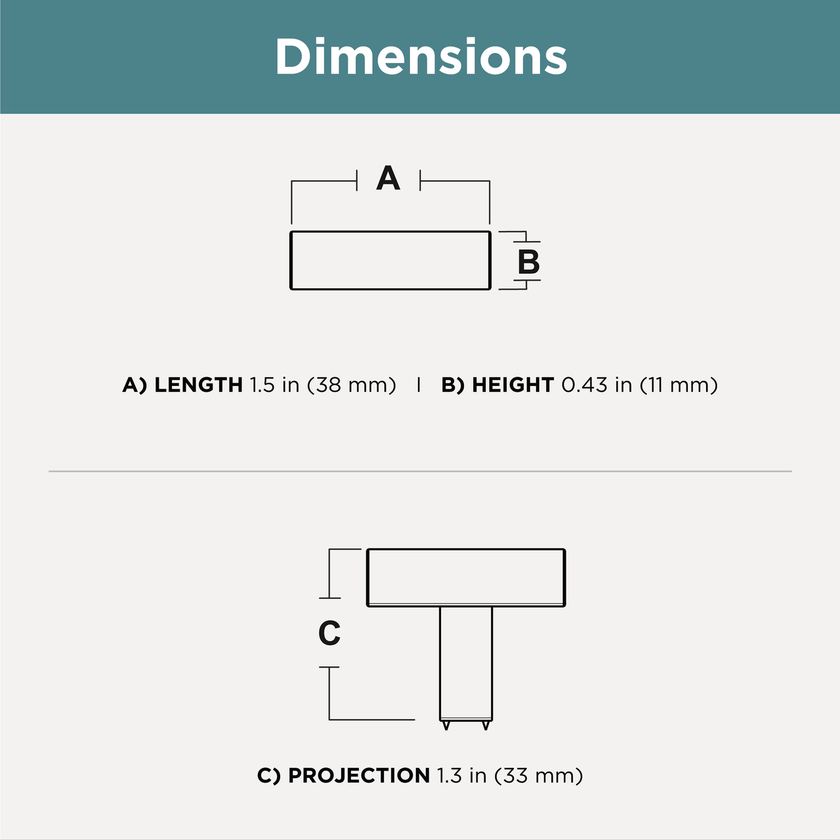 Champagne Bronze / 1-1/2