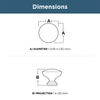 Satin Nickel / 1-3/16