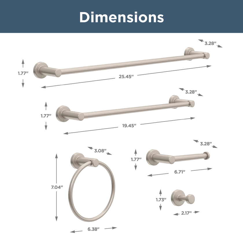 Satin Nickel / 18