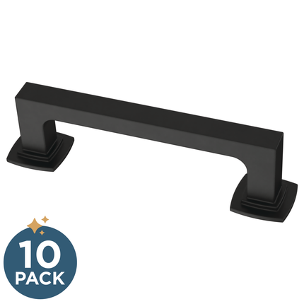 Matte Black / 3-3/4