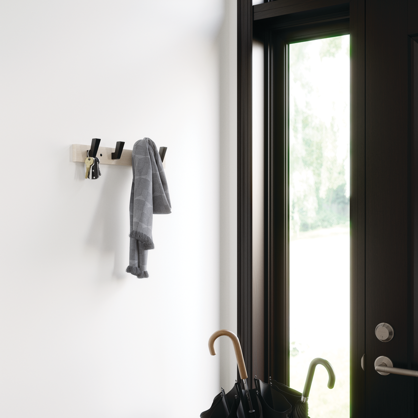 White Oak & Matte Black / 16