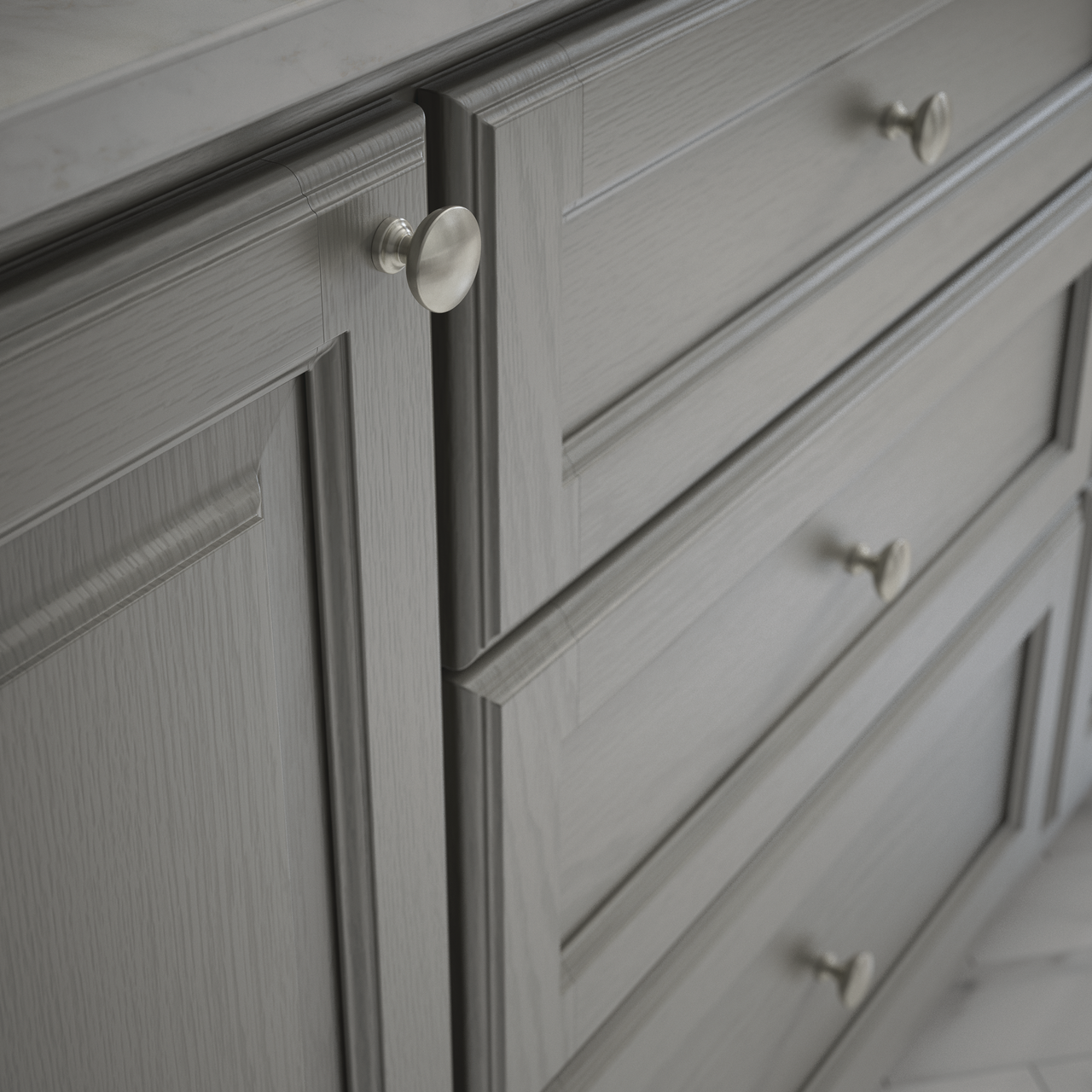 Satin Nickel / 1-3/16