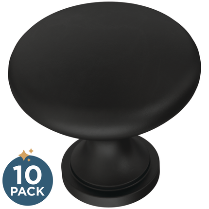 Matte Black / 1-3/16