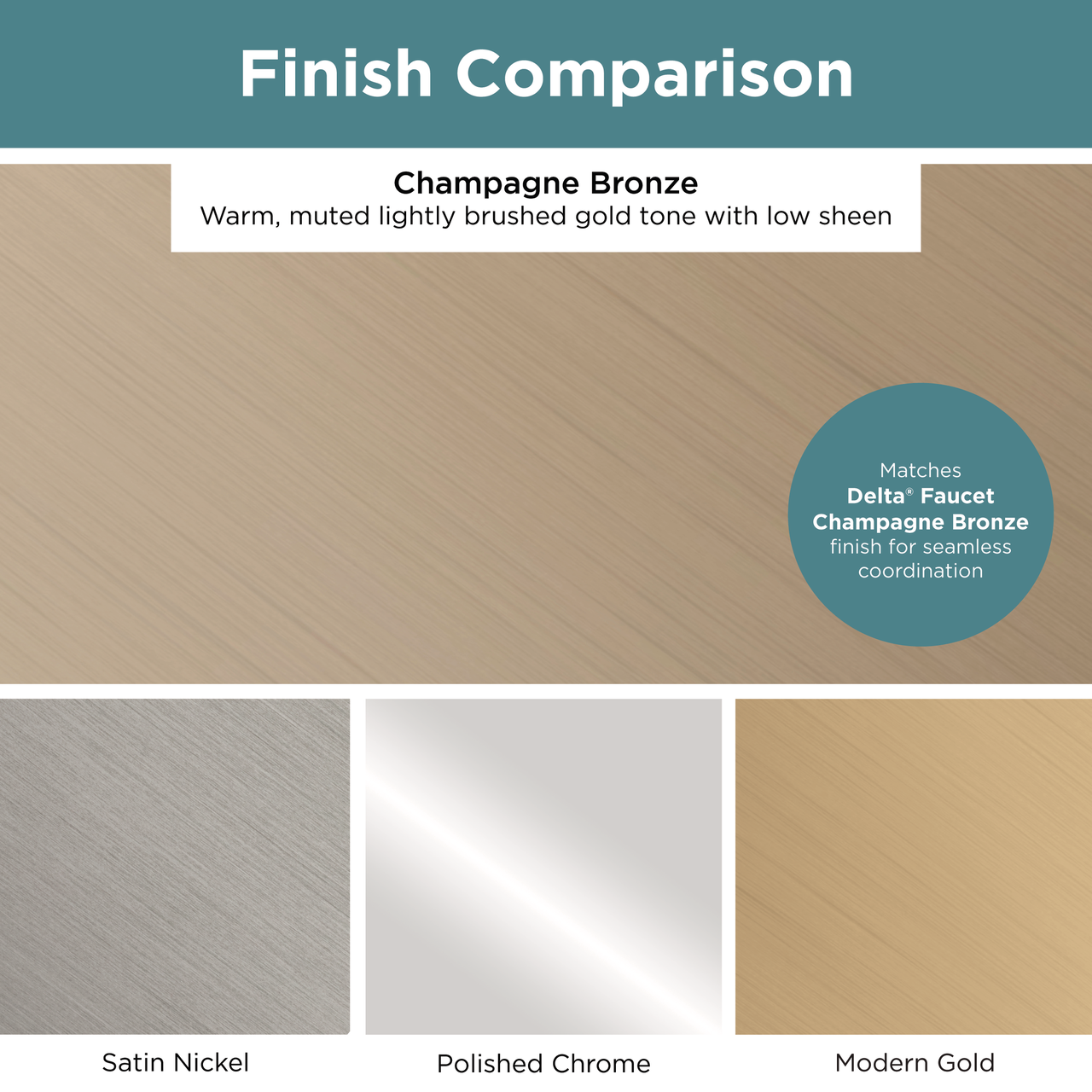 Champagne Bronze / 3-3/4