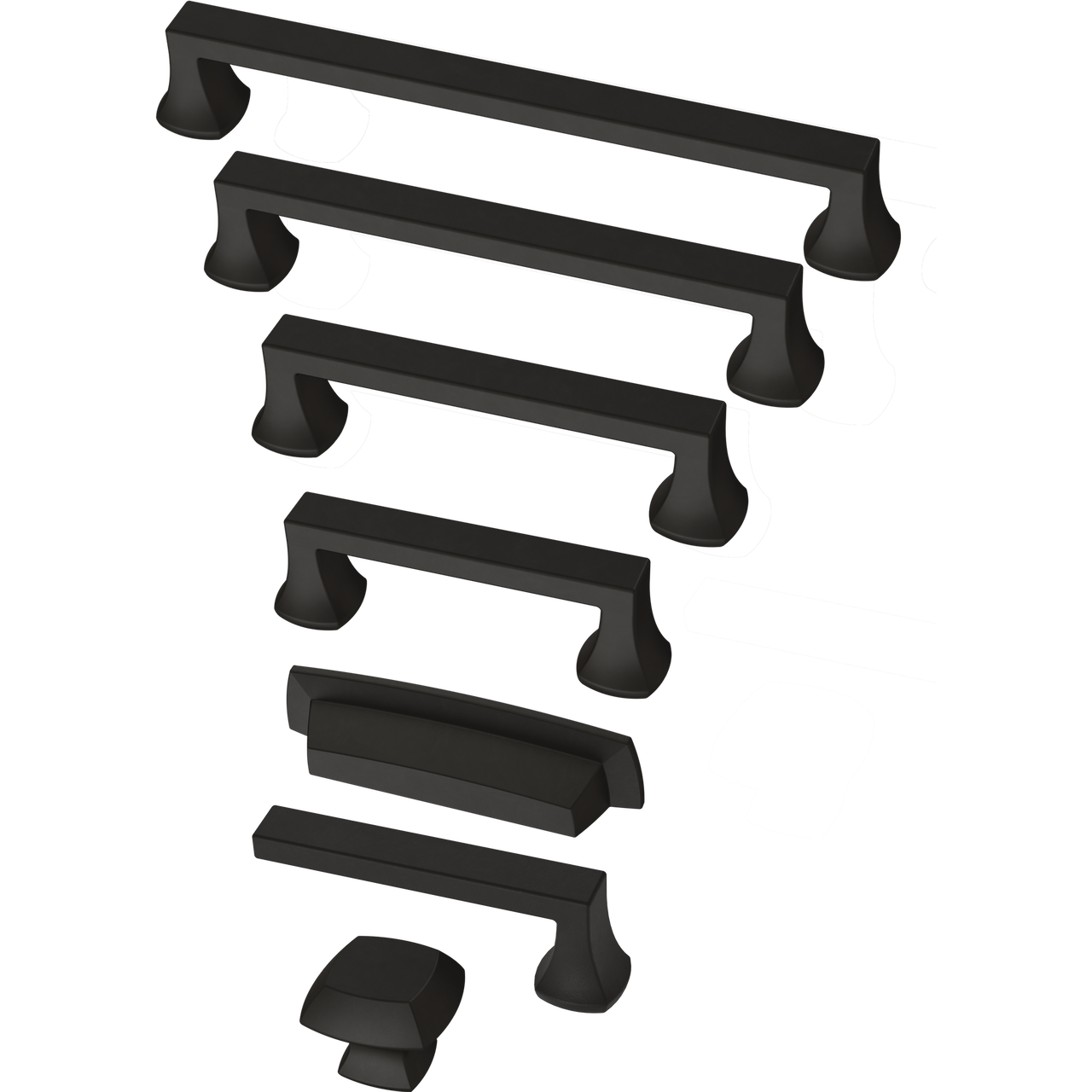 Matte Black / 1-1/4