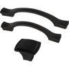 Matte Black / 1-1/4