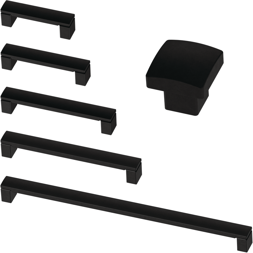 Matte Black / 3-3/4
