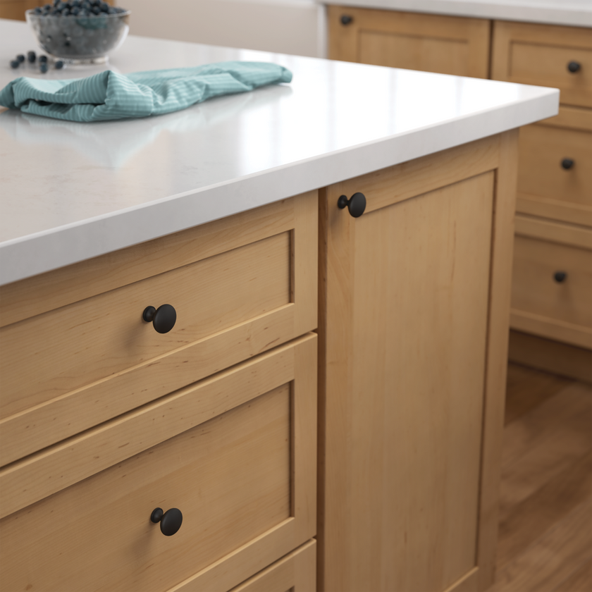 Matte Black / 1-3/16