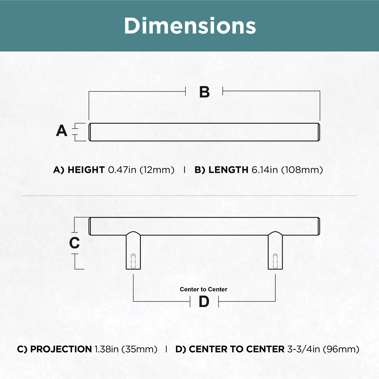 Stainless Steel / 3-3/4