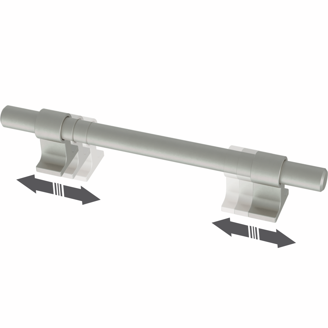 Satin Nickel / 1-3/8