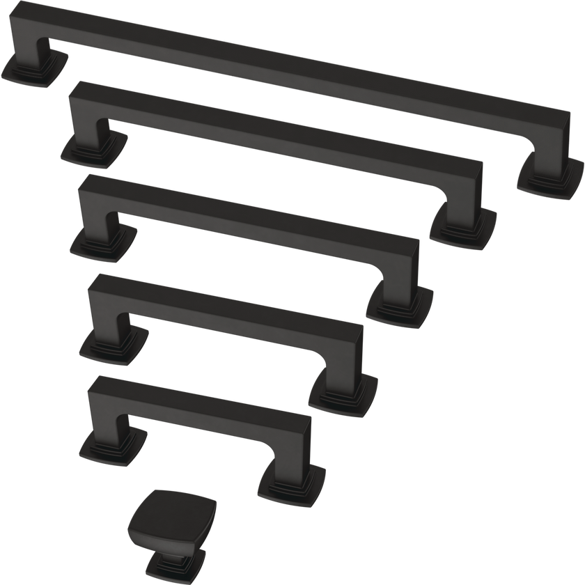 Matte Black / 6-5/16