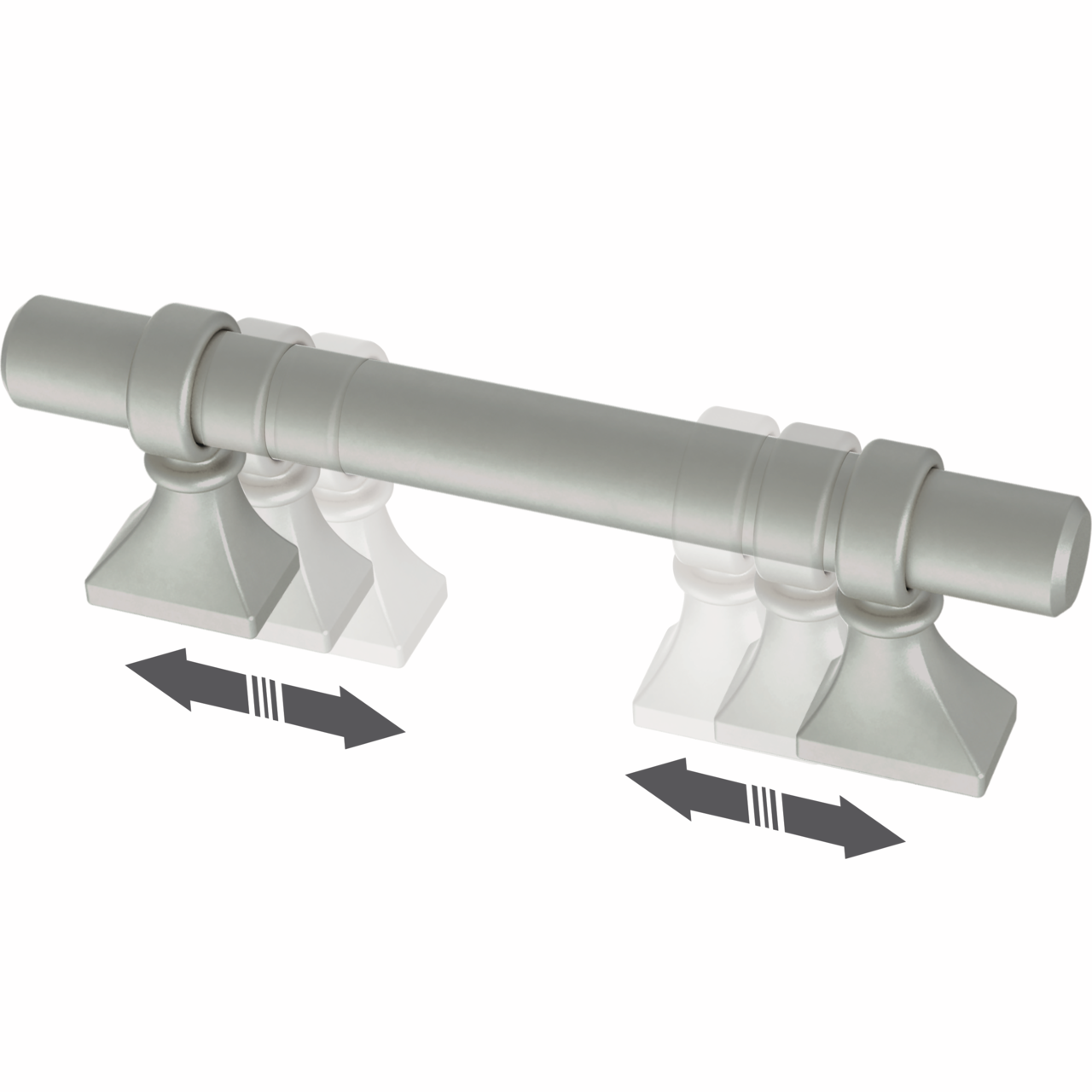 Satin Nickel / 1-3/8