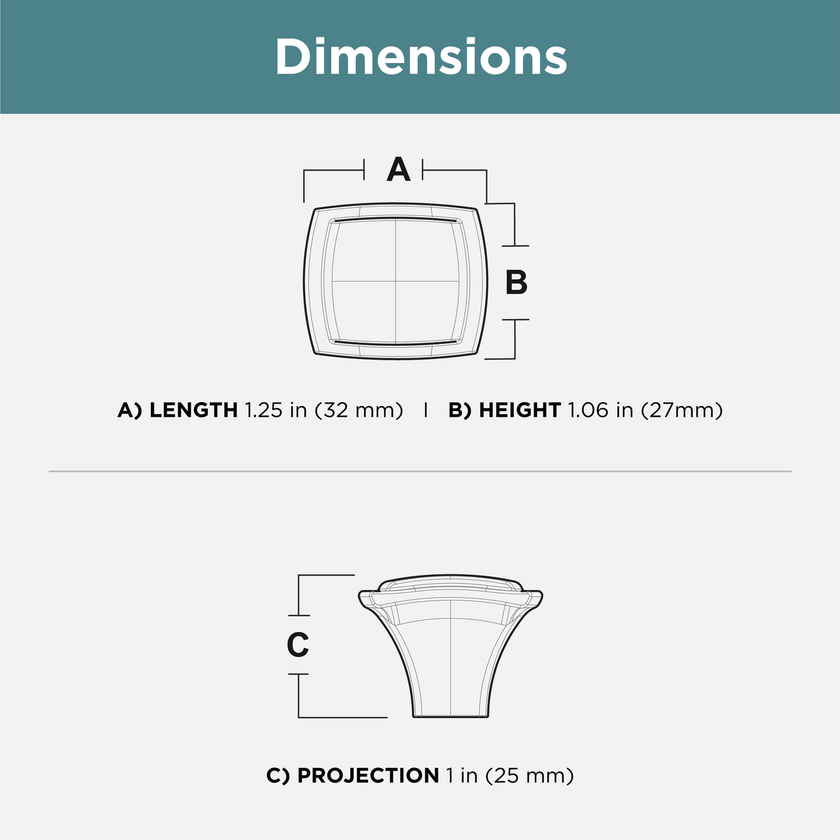 Satin Nickel / 1-1/4