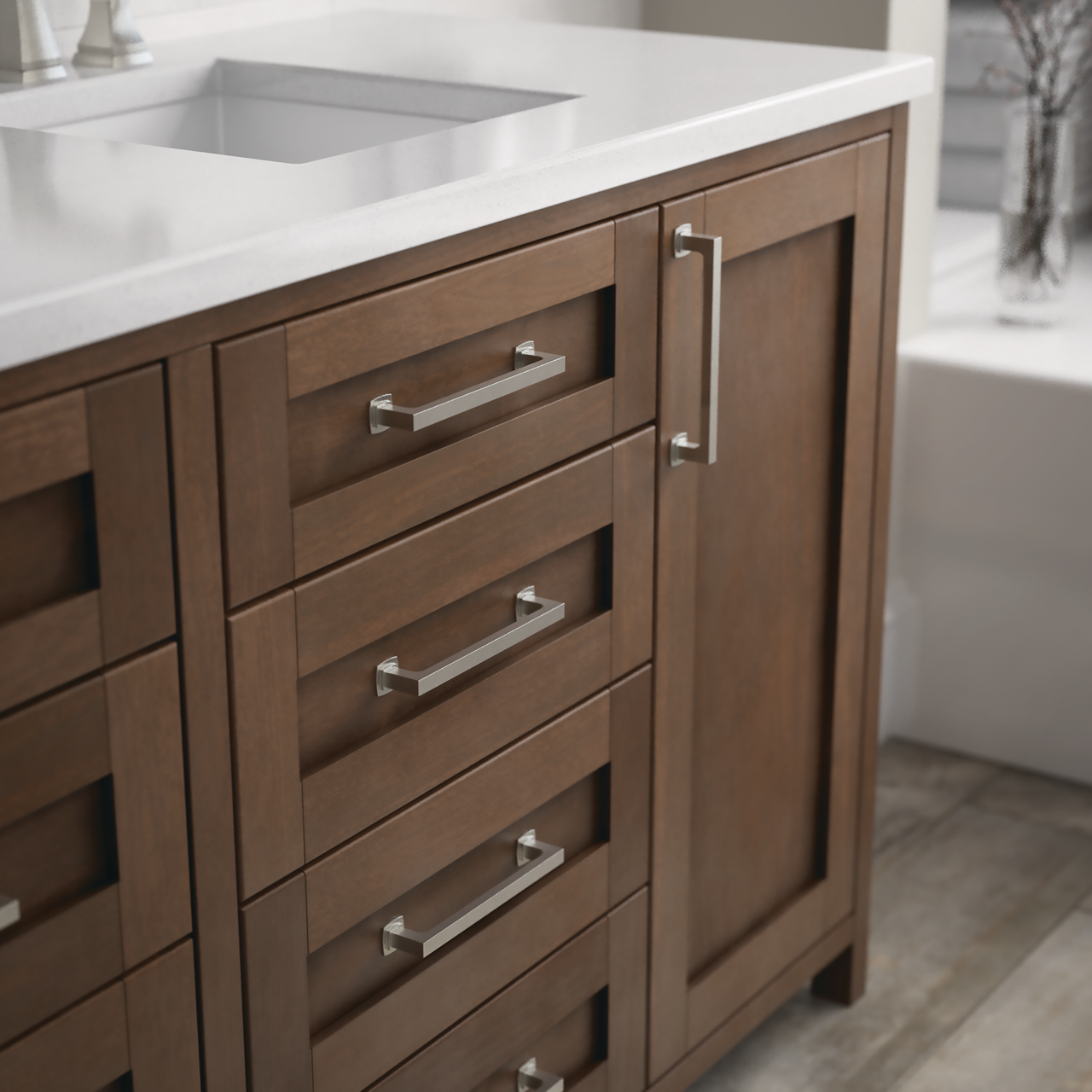 Satin Nickel / 6-5/16