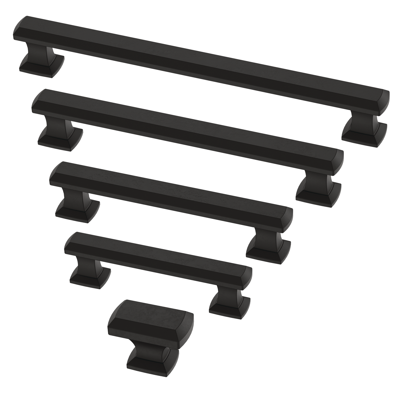 Matte Black / 1-1/4