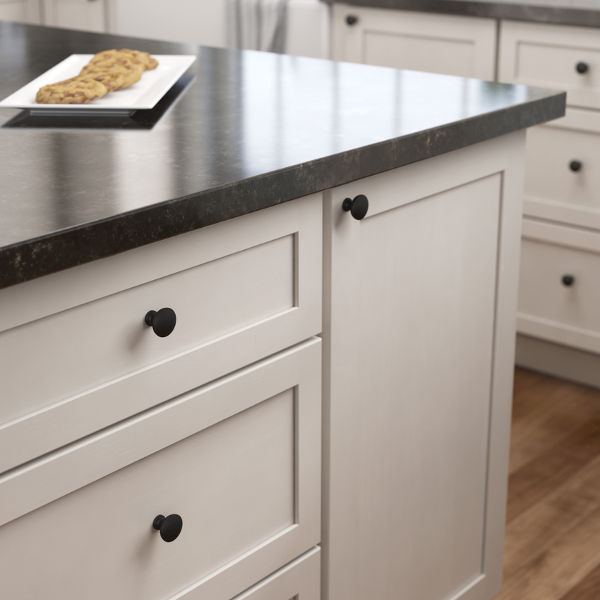 Matte Black / 1-3/16