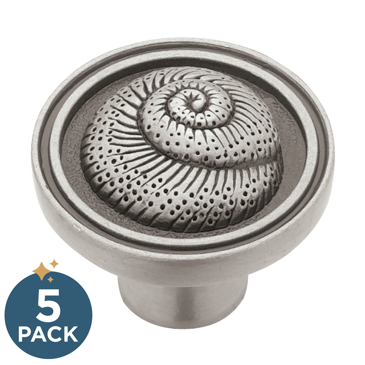 Brushed Satin Pewter / 1-7/16