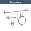 Satin Nickel / 18