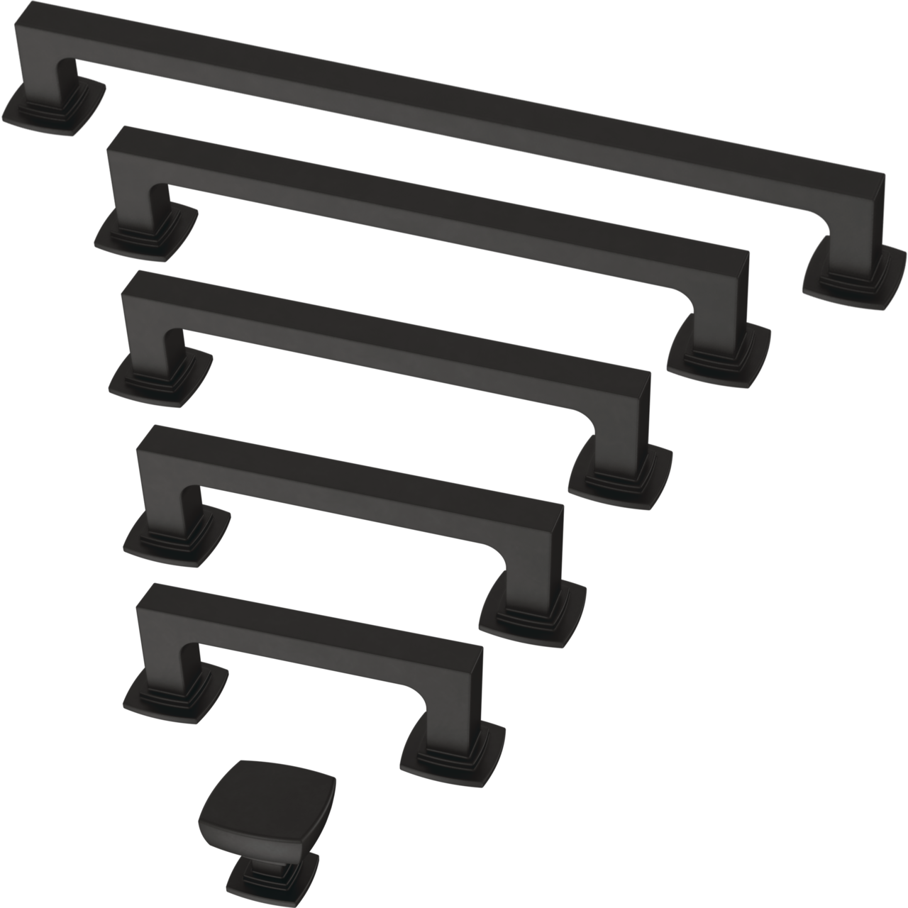 Matte Black / 3-3/4