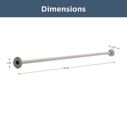 Satin Nickel / 5' / 1