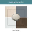 Satin Nickel / 6-5/16