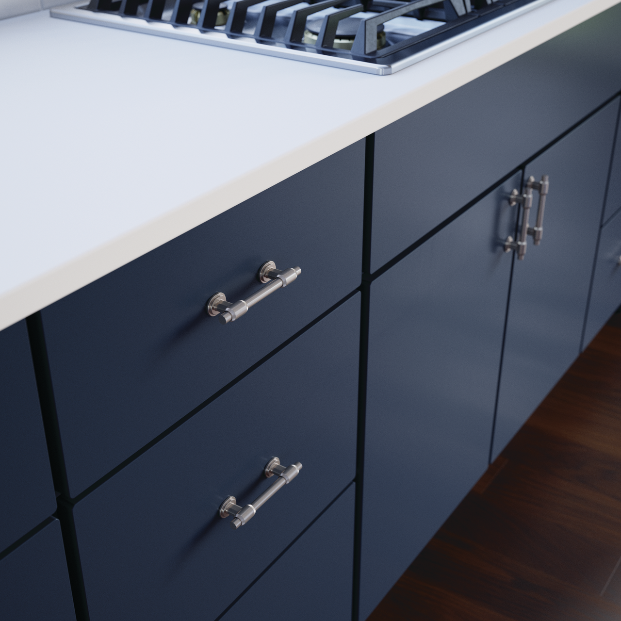 Satin Nickel / 1-3/8