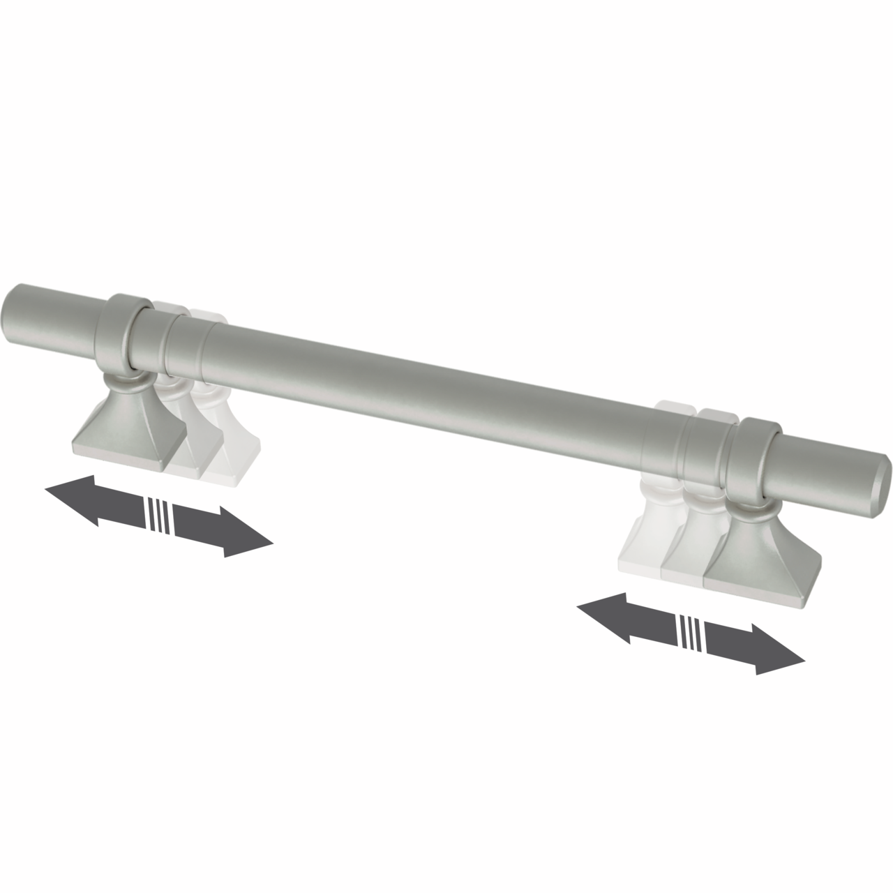 Satin Nickel / 1-3/8