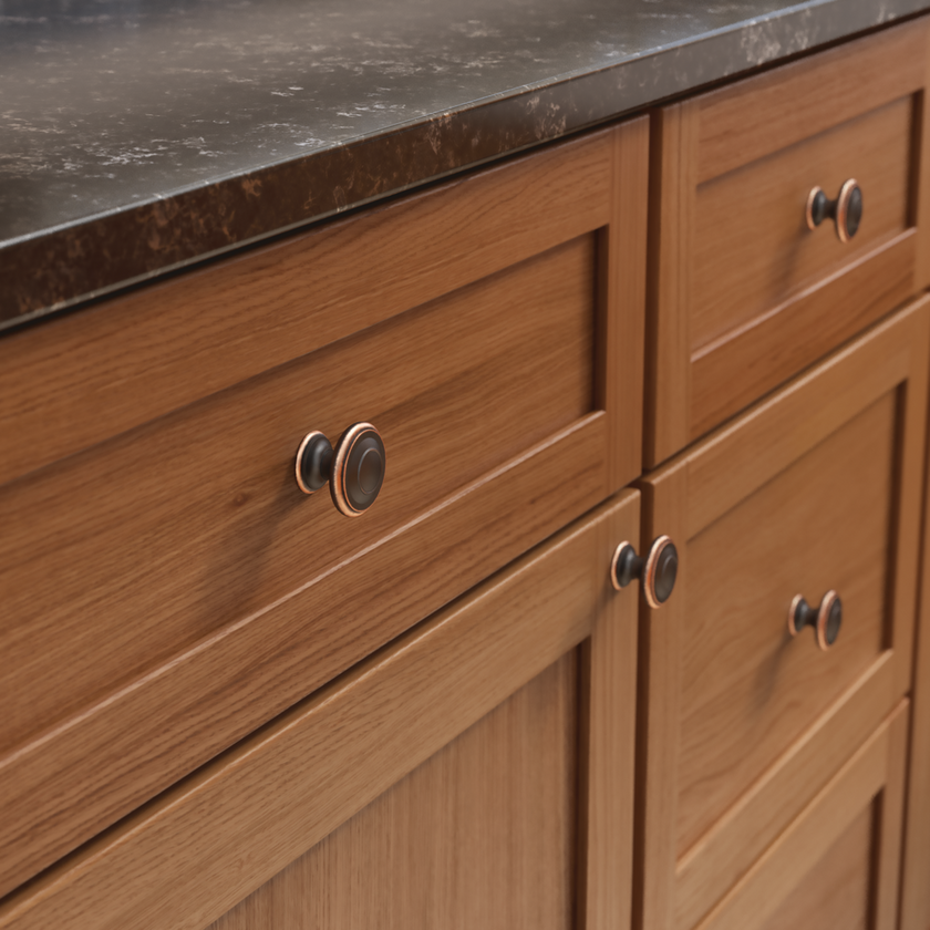 Bronze With Copper Highlights / 1-3/8