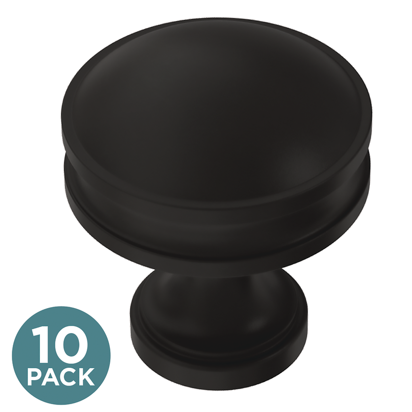 Matte Black / 1-1/8